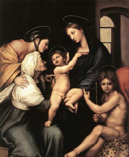 RAFFAELLO Sanzio Madonna dell'Impannata Germany oil painting art